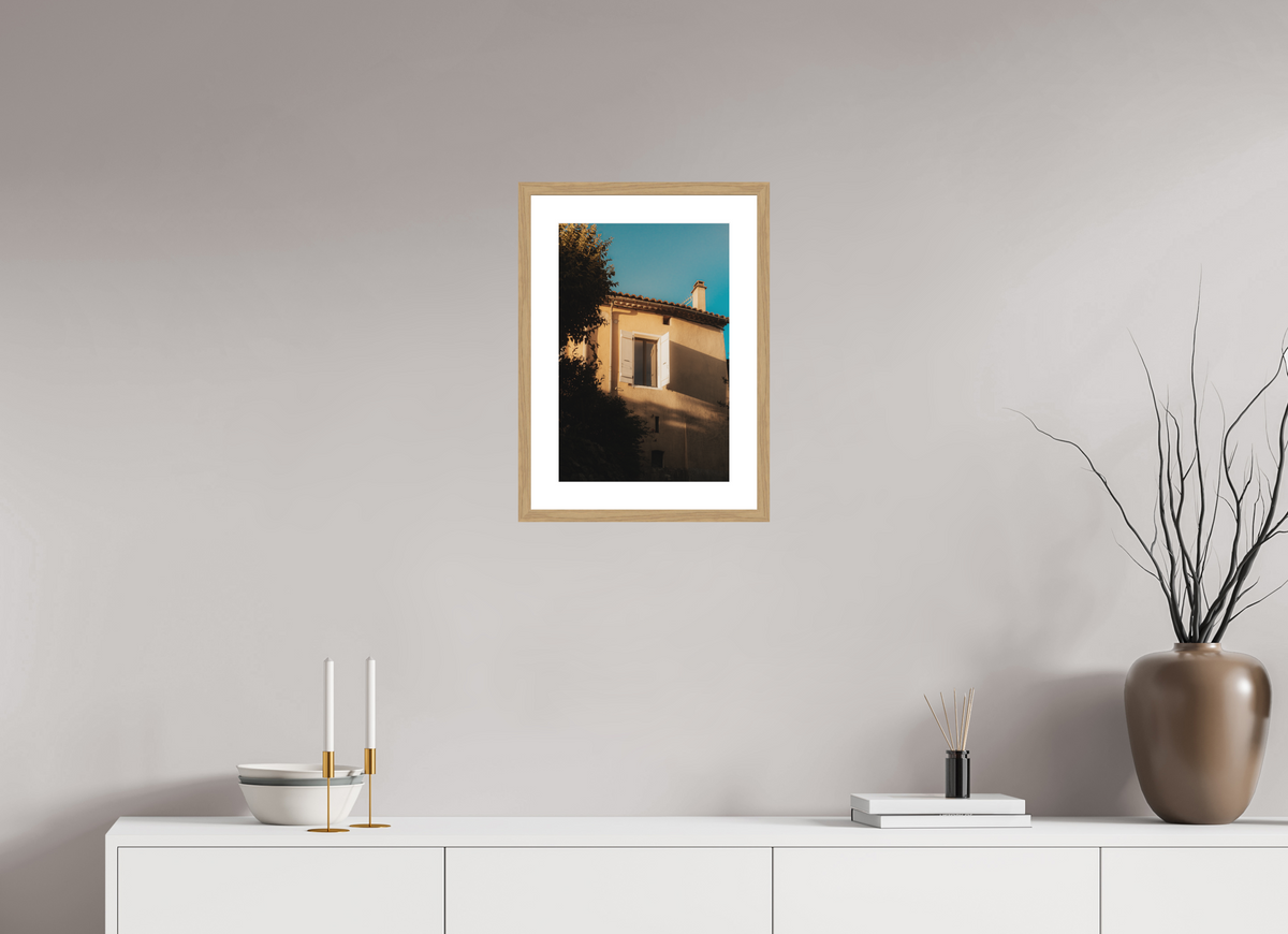 30 x 45 cm, Cadre 5 naturel Lumière dorée & Fenêtre