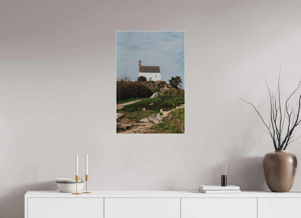 50 x 75 cm, Plexi Fine Art Blanc Maison Bretonne