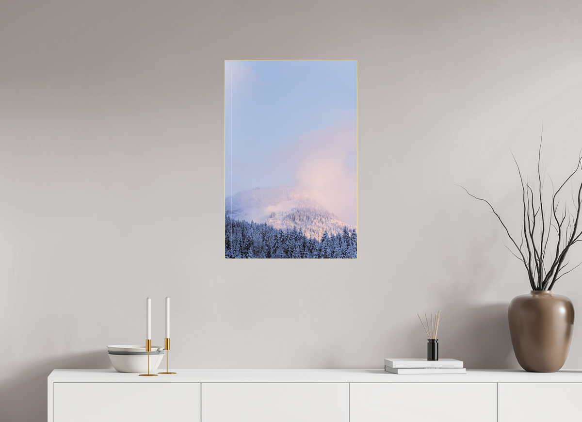 50 x 75 cm, Plexi Fine Art OR Forêt blanche