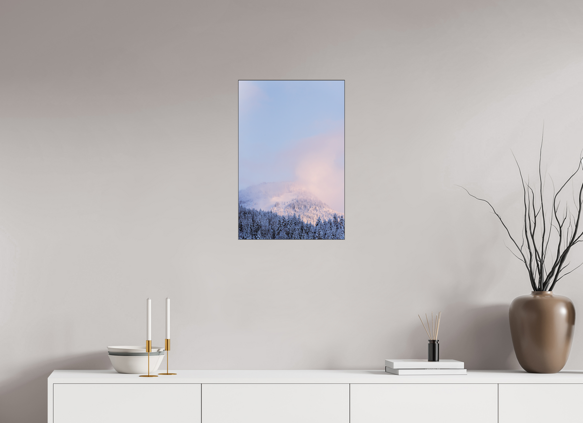 40 x 60 cm, Plexi Fine Art NOIR Forêt blanche