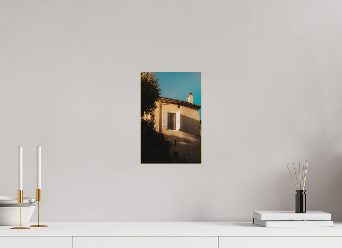 20 x 30 cm, Plexi Fine Art OR Lumière dorée & Fenêtre