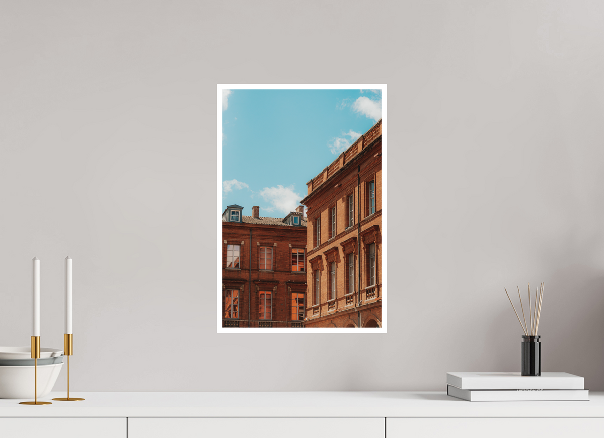 30 x 45 cm, Fine Art RAG 1 cm Architecture toulousaine