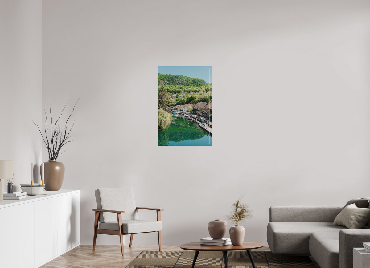 60 x 90 cm, Plexi Fine Art OR La petite Venise savoyarde