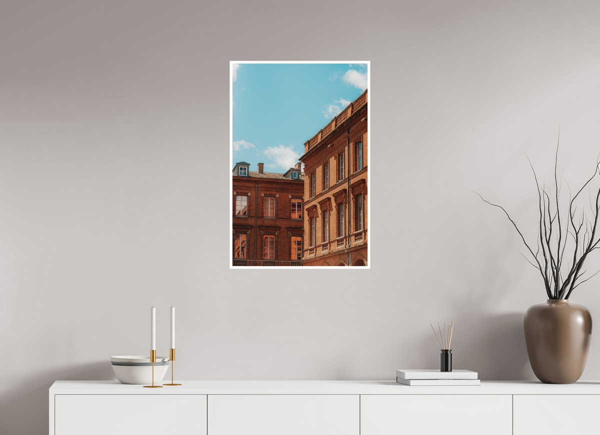 50 x 75 cm, Fine Art RAG 1 cm Architecture toulousaine