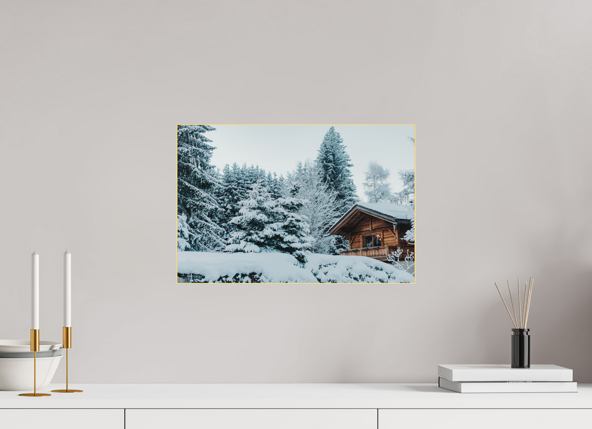 45 x 30 cm, Plexi Fine Art OR Chalet des Alpes
