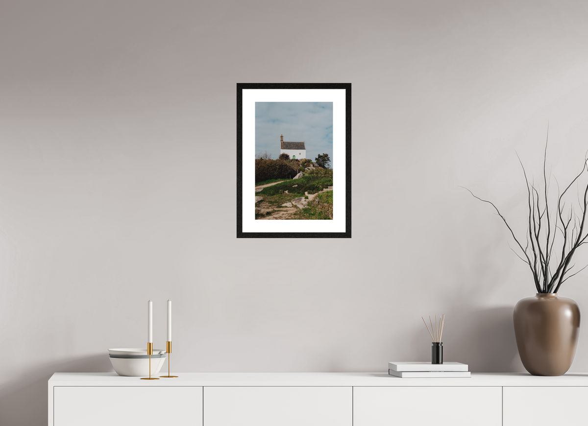 30 x 45 cm, Cadre 5 noir Maison Bretonne