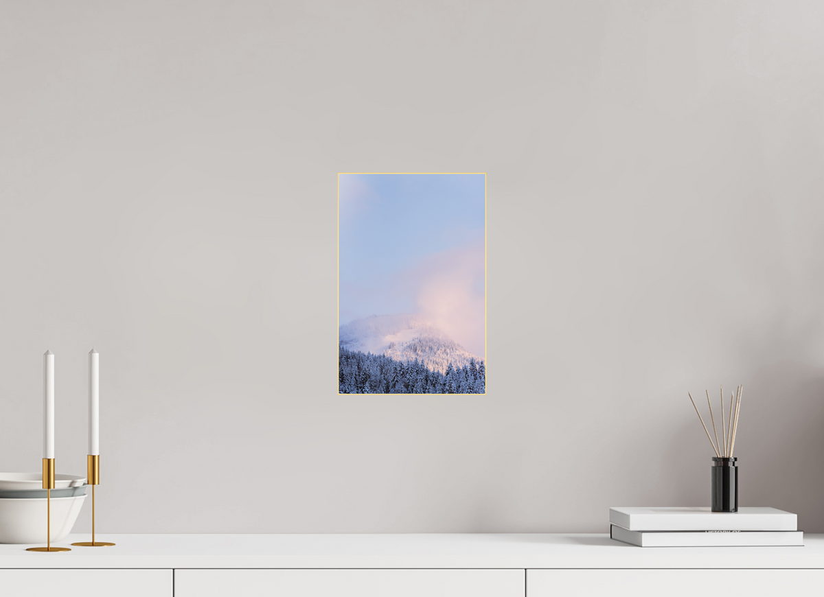 20 x 30 cm, Plexi Fine Art OR Forêt blanche