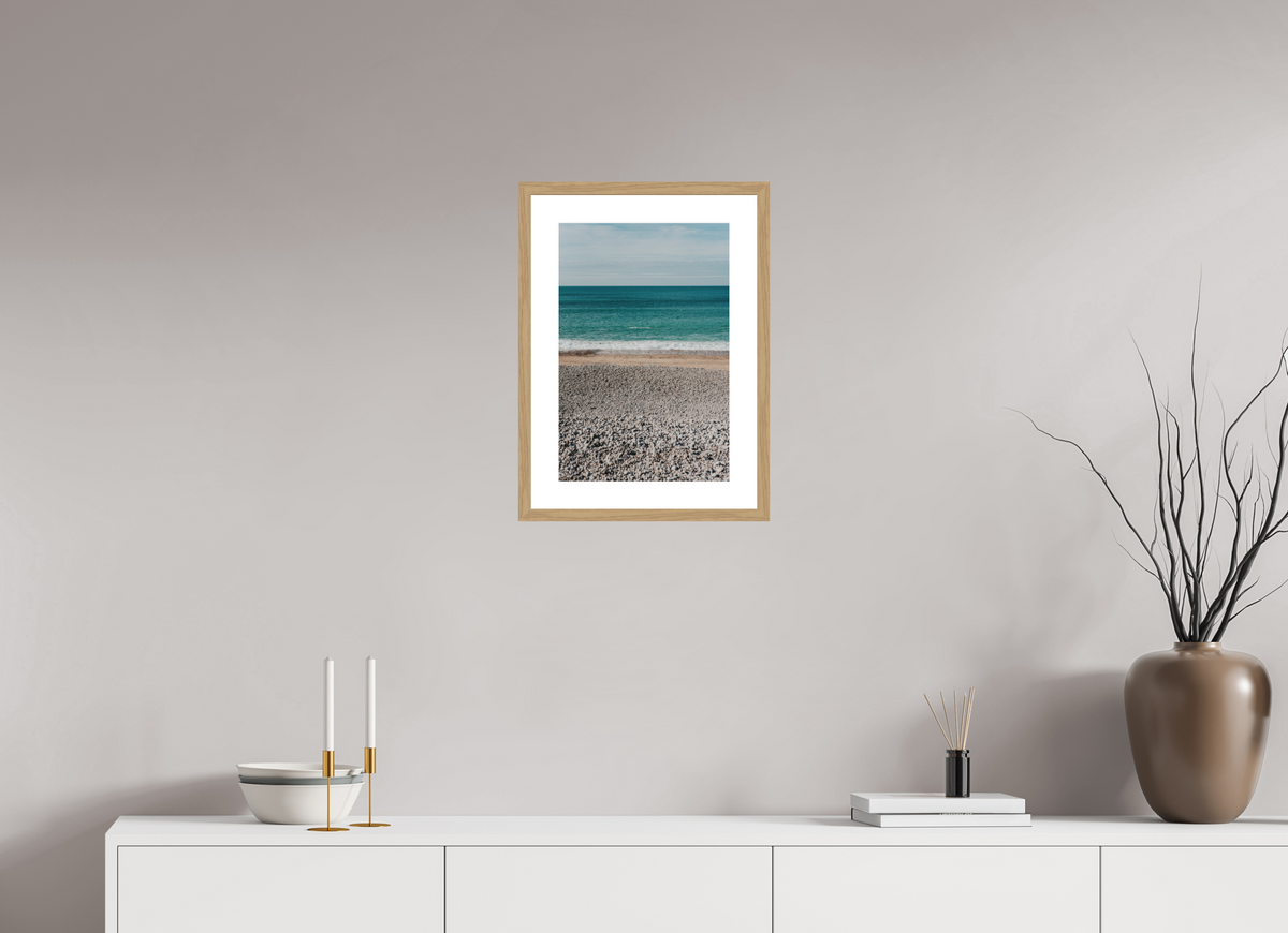 30 x 45 cm, Cadre 5 naturel Mer & Galets