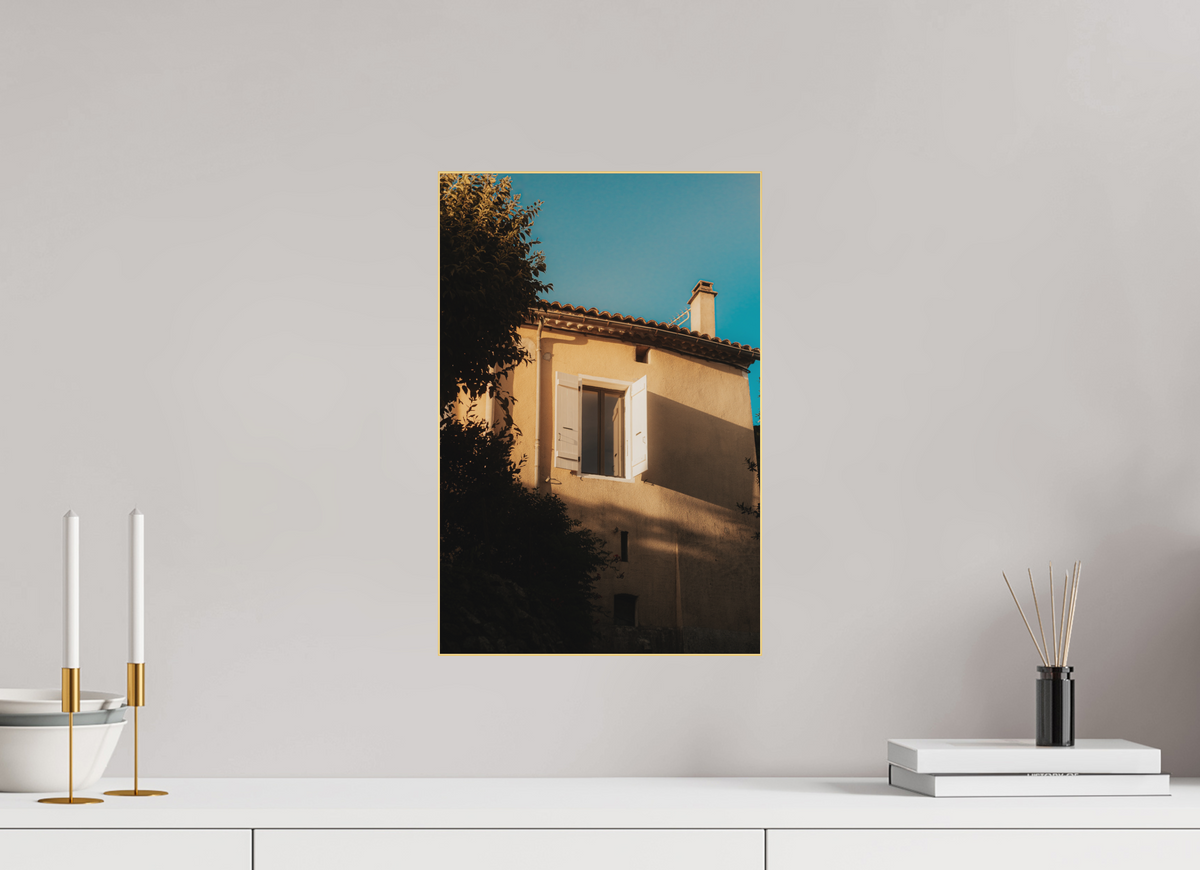 30 x 45 cm, Plexi Fine Art OR Lumière dorée & Fenêtre