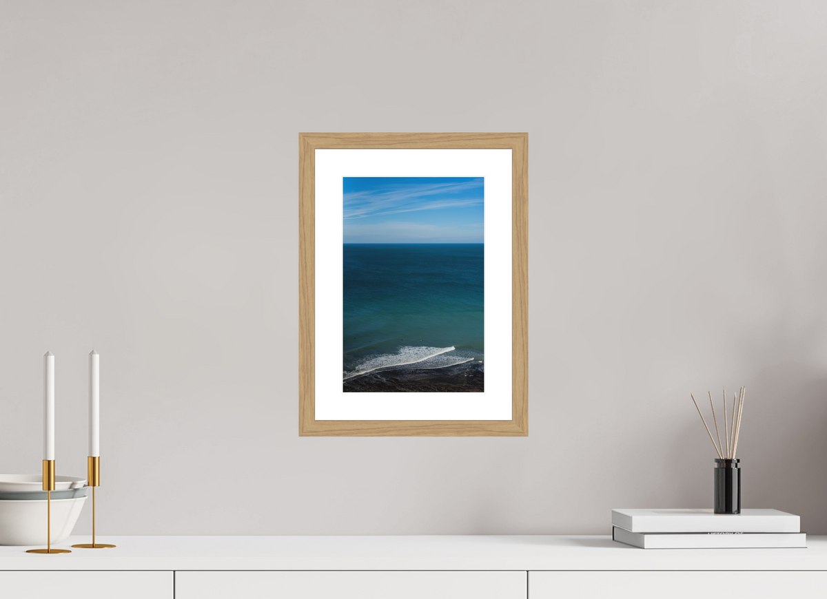 20 x 30 cm, Cadre 4 Naturel Des surfeurs & des vagues