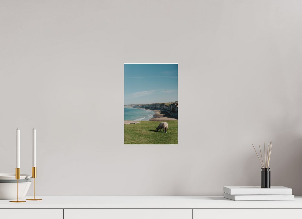 20 x 30 cm, Plexi Fine Art Blanc Mouton & Falaises normandes