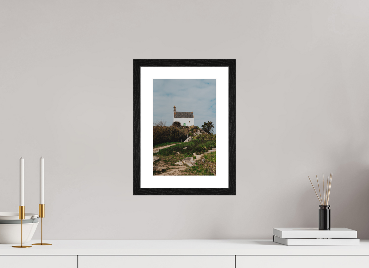 20 x 30 cm, Cadre 4 noir Maison Bretonne