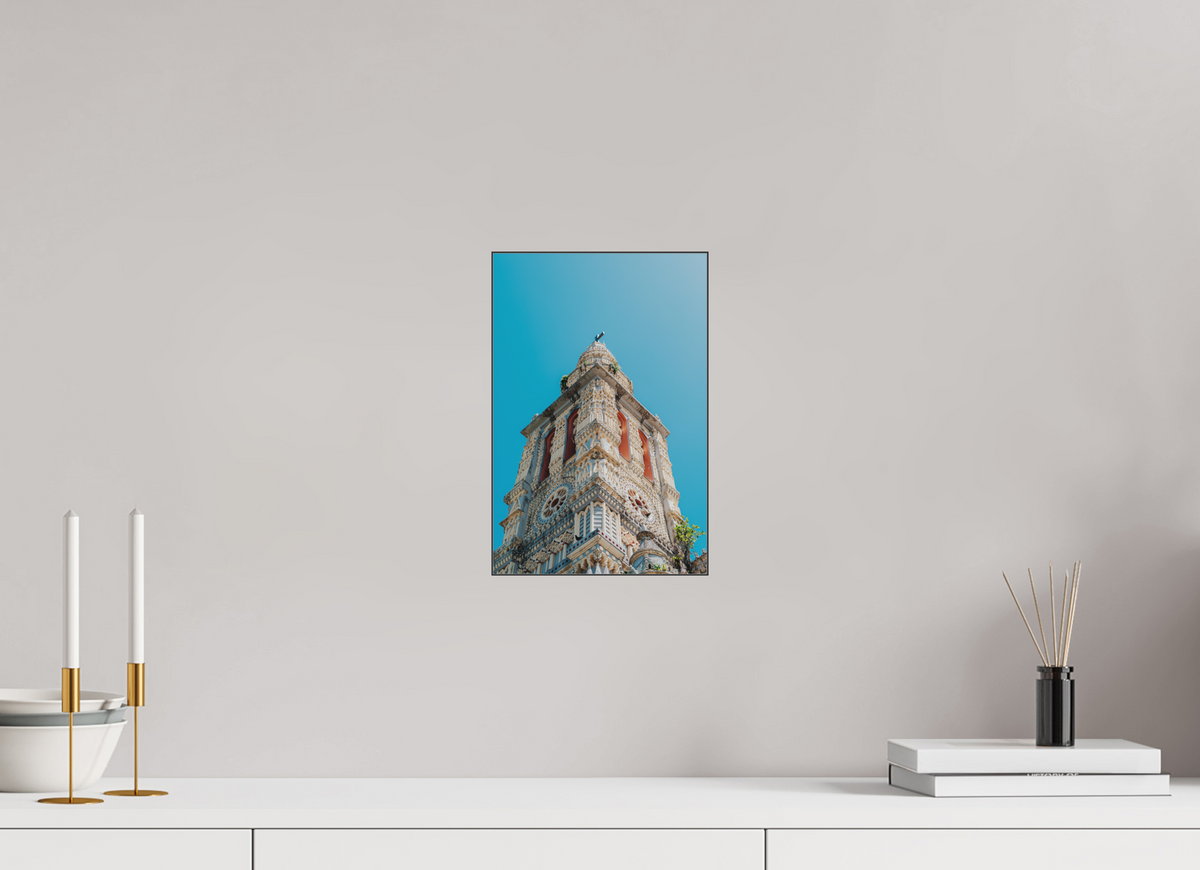 20 x 30 cm, Plexi Fine Art NOIR Temple tamoul