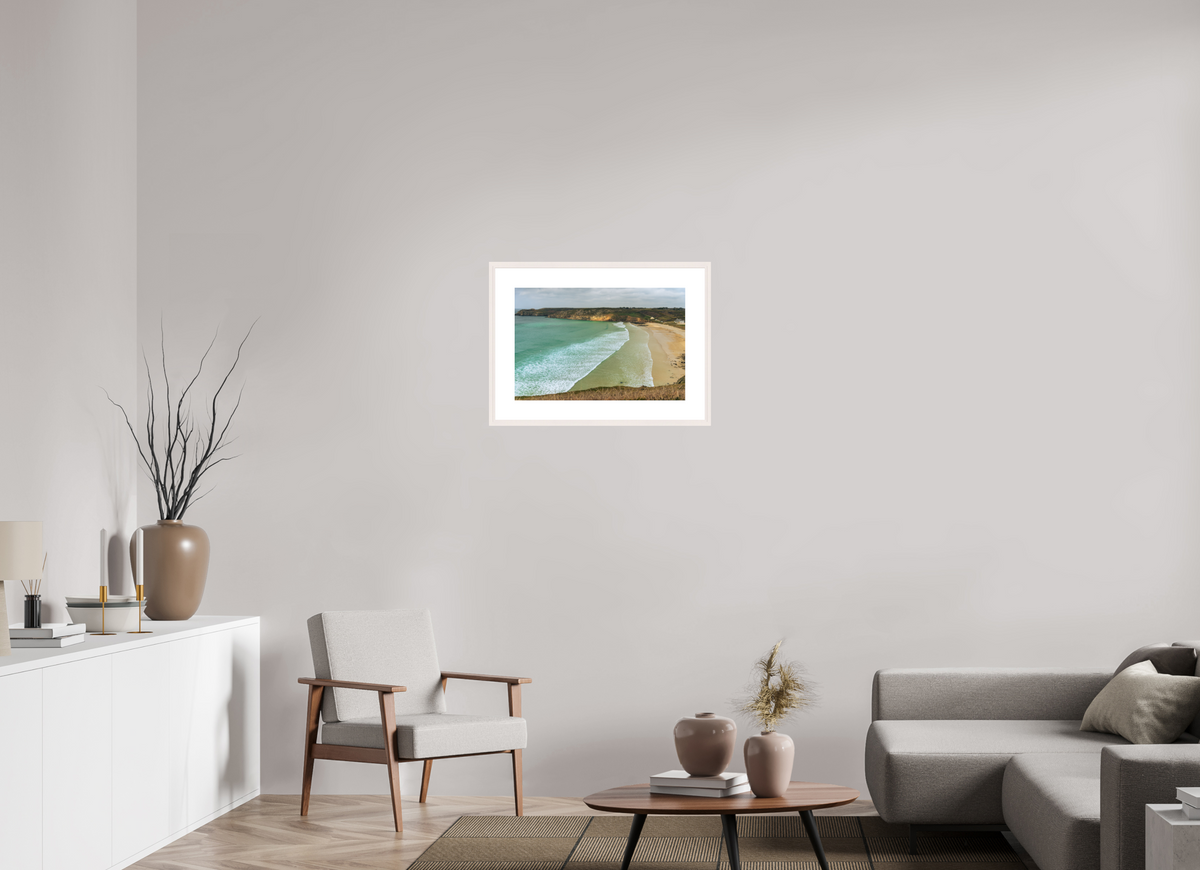 60 x 40 cm, cadre 7 blanc Bae an Avon
