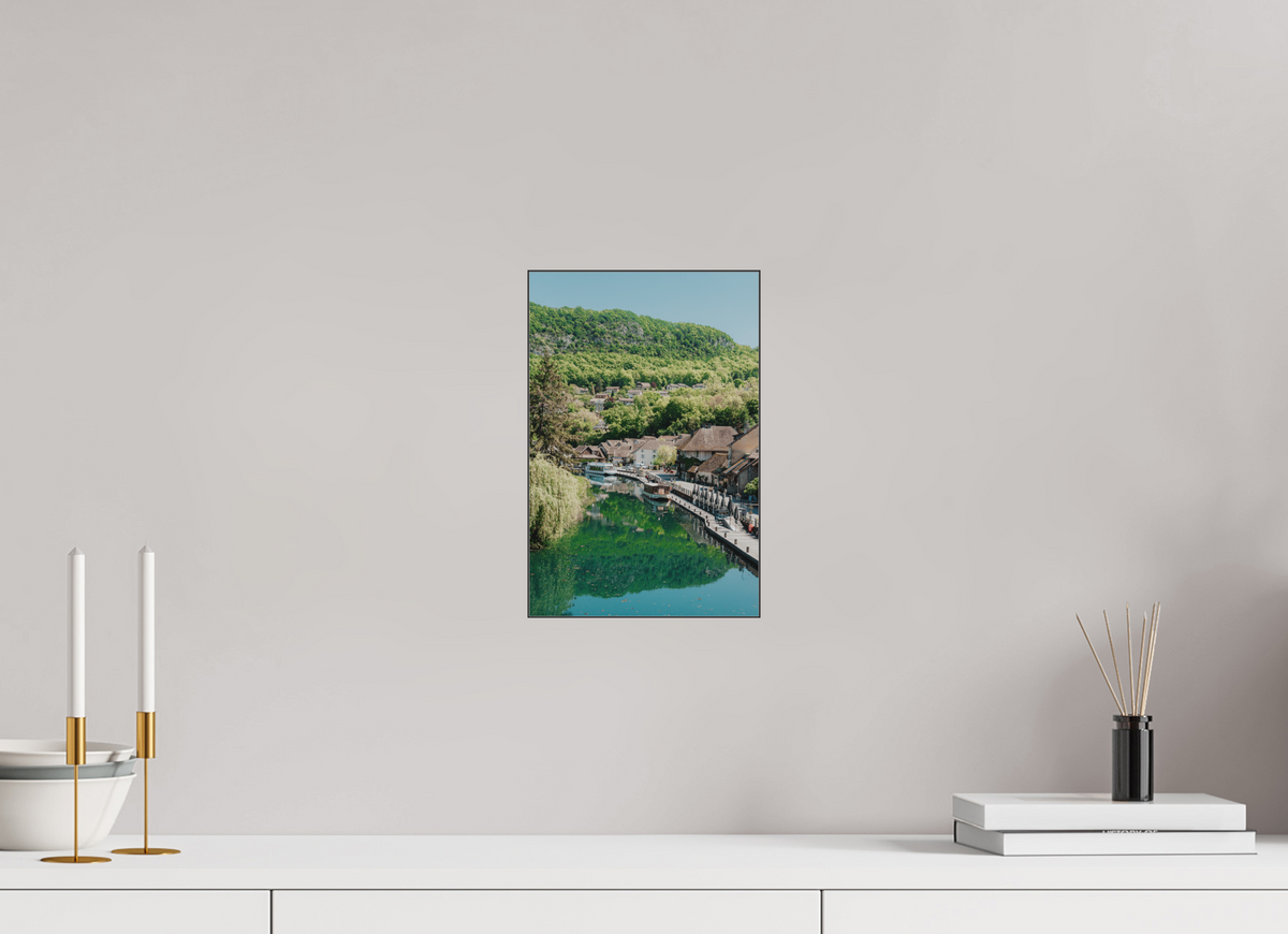 20 x 30 cm, Plexi Fine Art NOIR La petite Venise savoyarde
