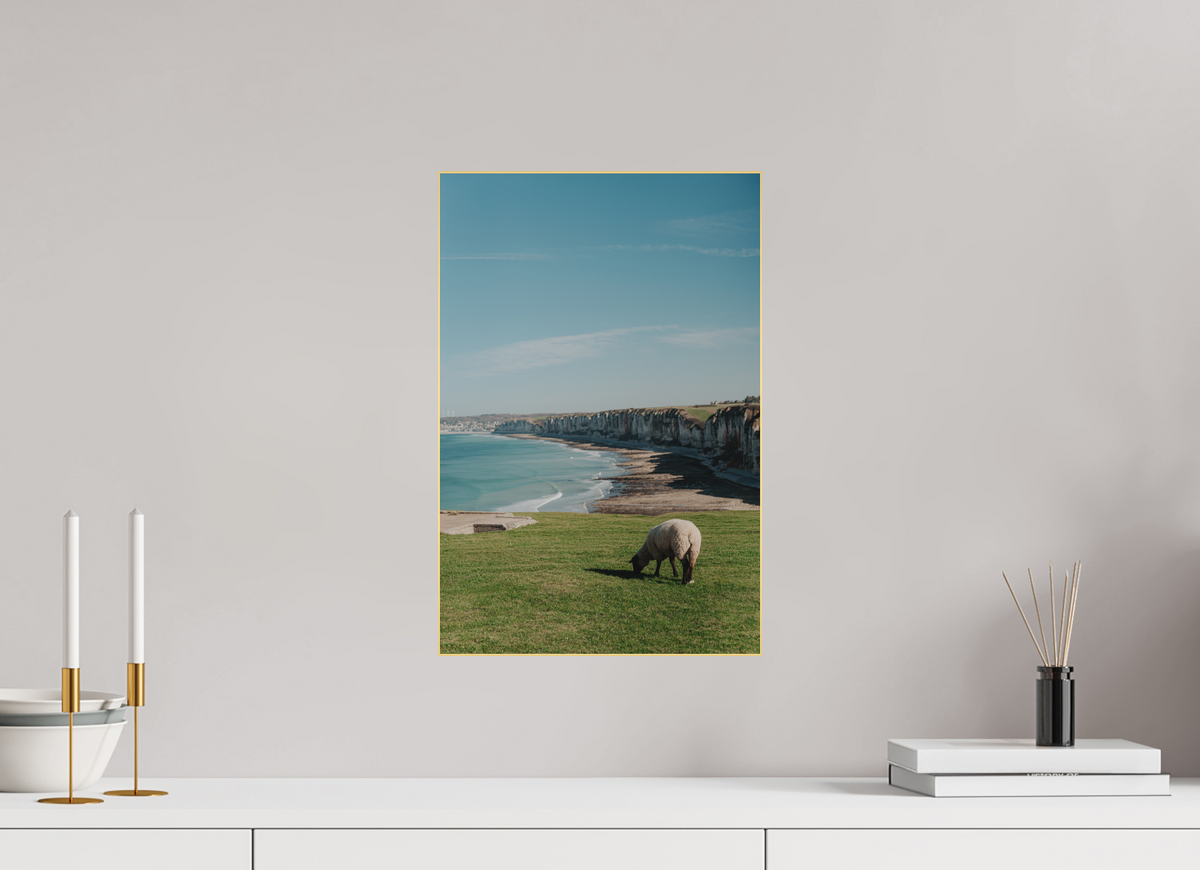 30 x 45 cm, Plexi Fine Art OR Mouton & Falaises normandes
