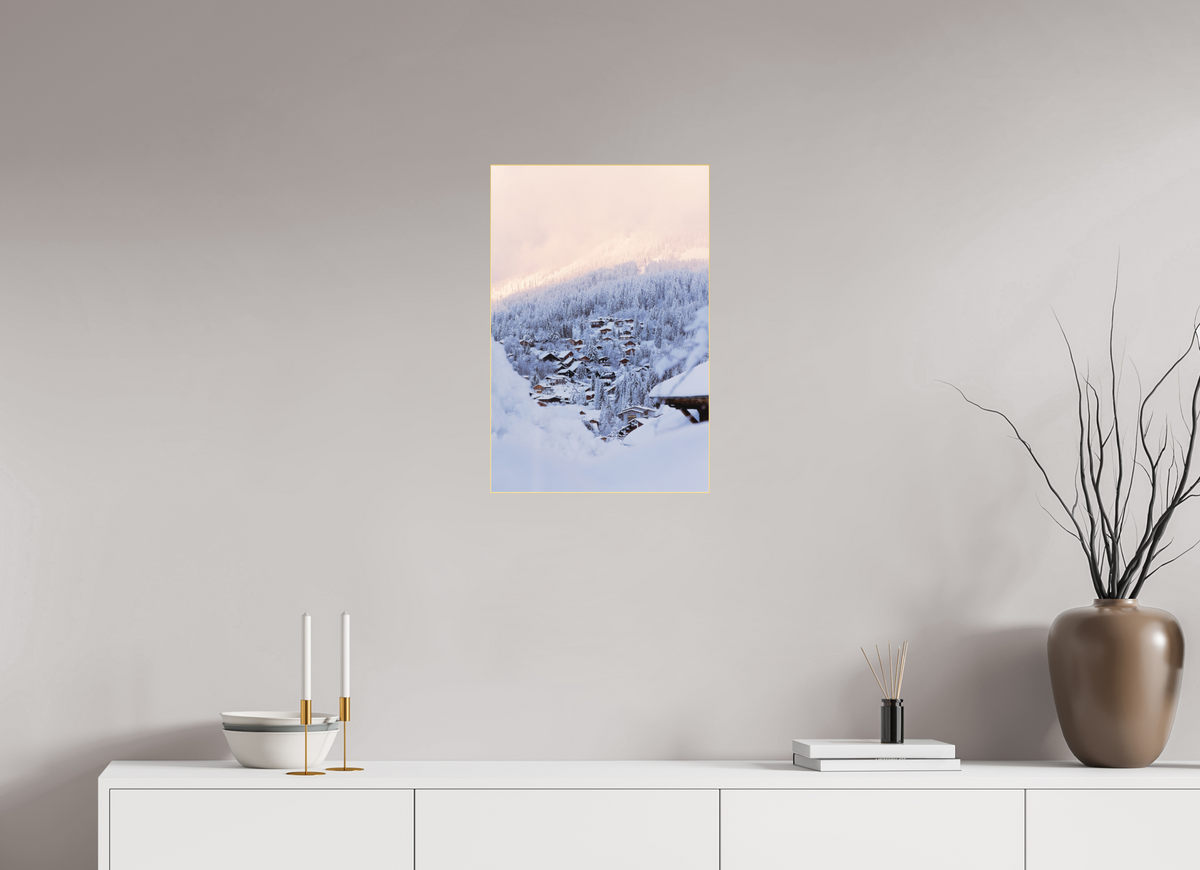 40 x 60 cm, Plexi Fine Art OR Chalets cachés