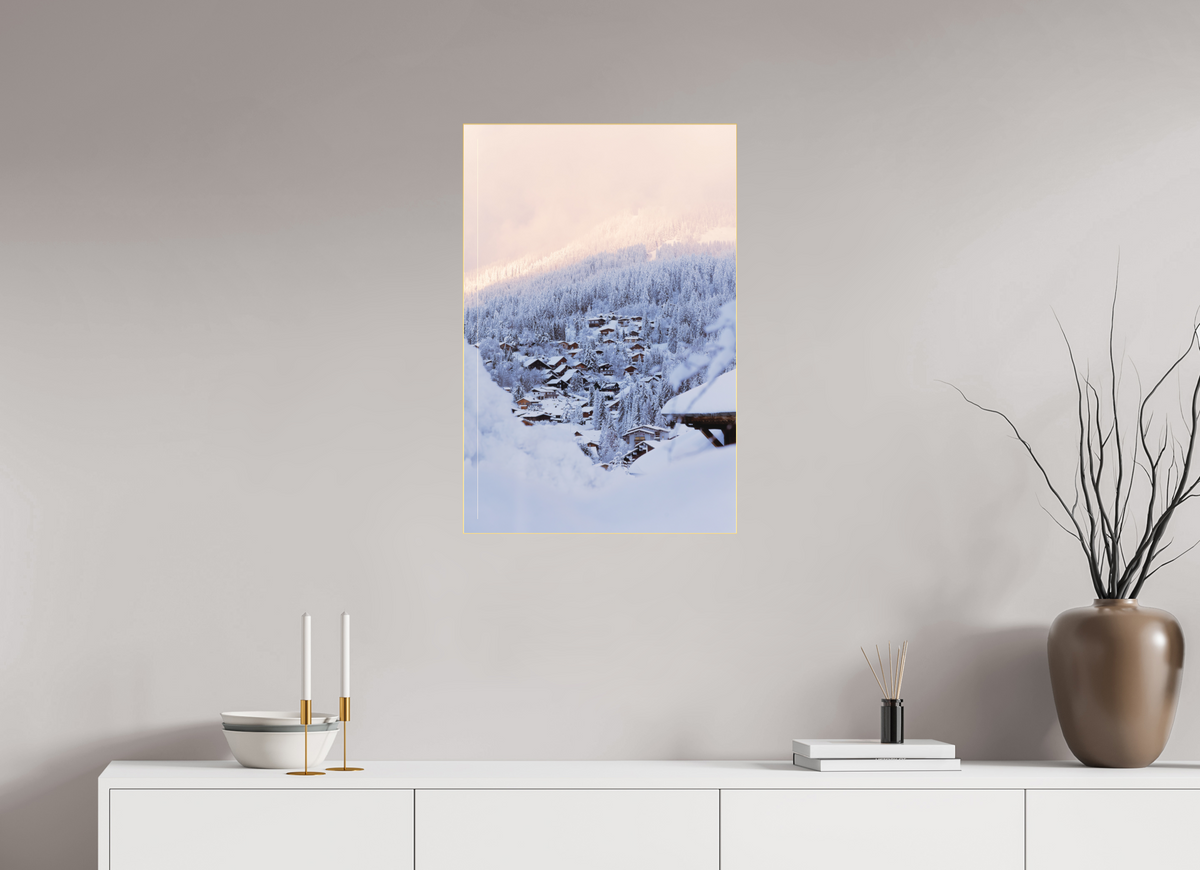 50 x 75 cm, Plexi Fine Art OR Chalets cachés