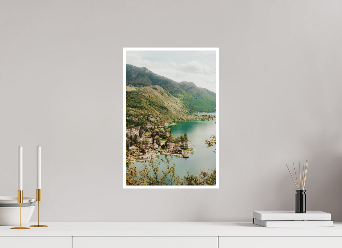 30 x 45 cm, Fine Art RAG 1 cm Entre Lac & Montagnes