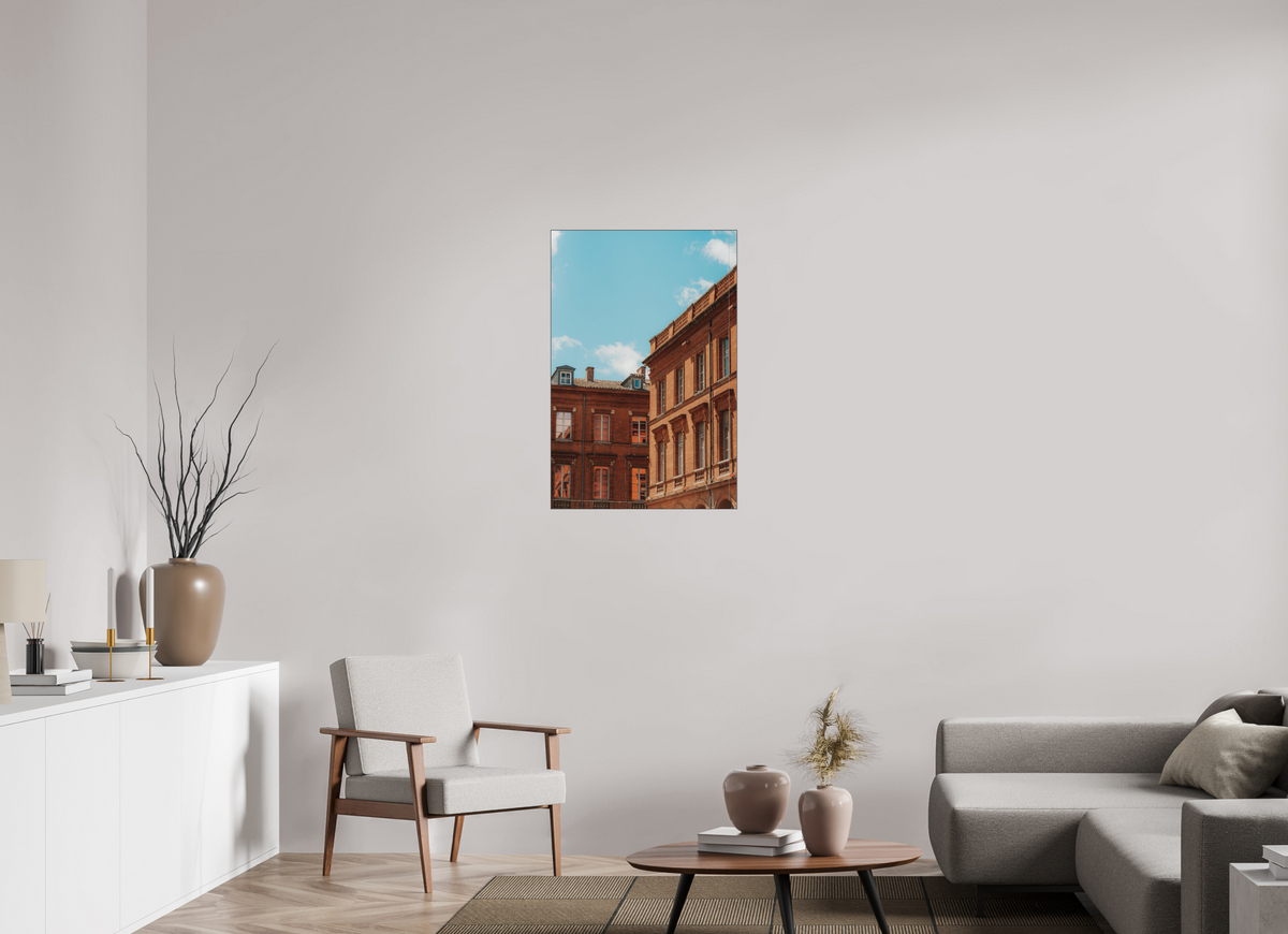 60 x 90 cm, Plexi Fine Art NOIR Architecture toulousaine