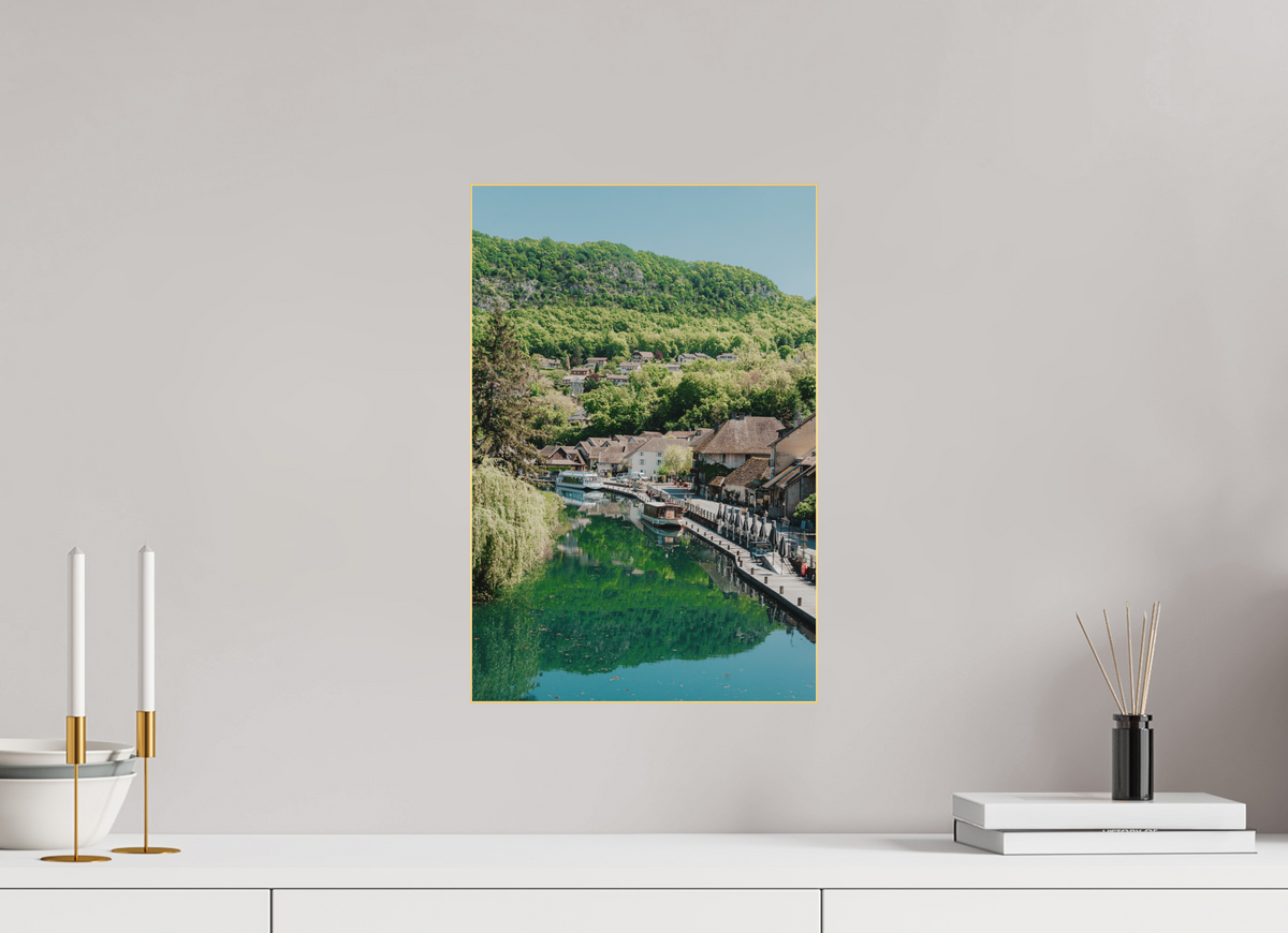 30 x 45 cm, Plexi Fine Art OR La petite Venise savoyarde