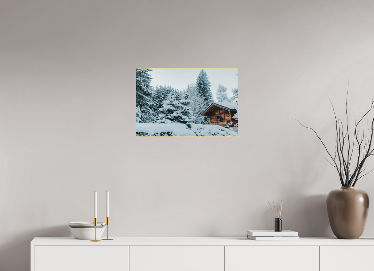 60 x 40 cm, Plexi Fine Art OR Chalet des Alpes