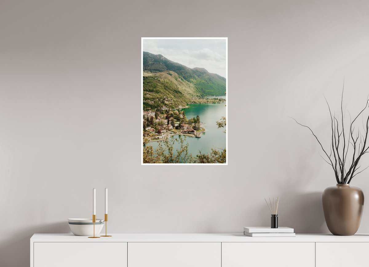 50 x 75 cm, Fine Art RAG 1 cm Entre Lac & Montagnes