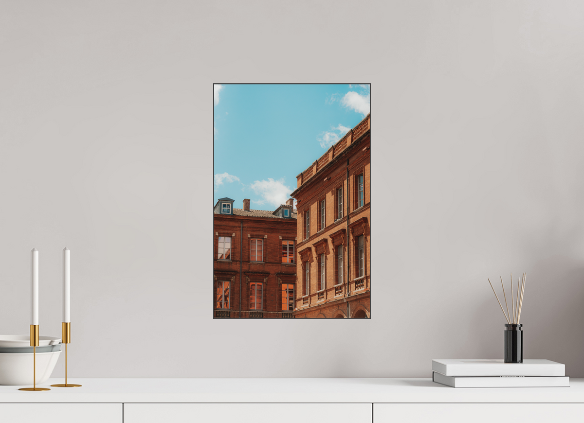 30 x 45 cm, Plexi Fine Art NOIR Architecture toulousaine
