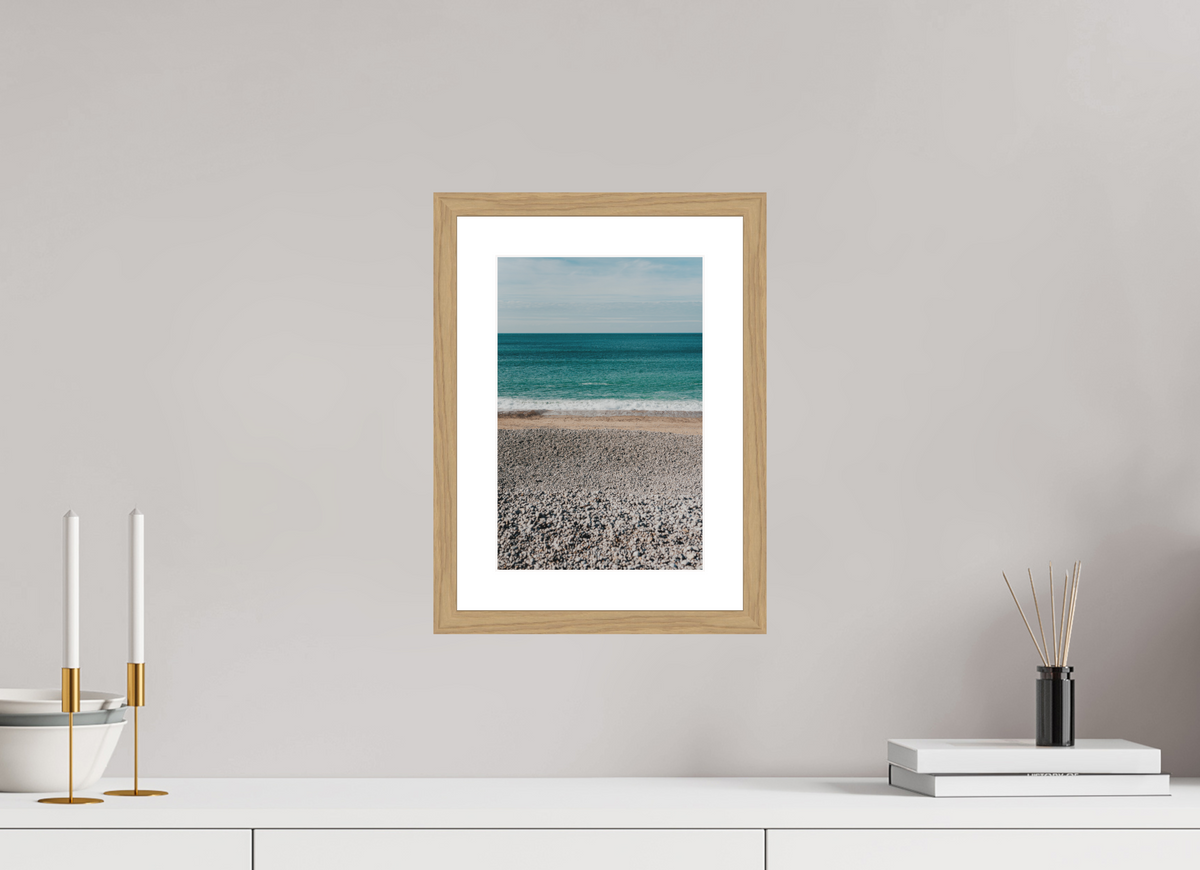 20 x 30 cm, Cadre 4 Naturel Mer & Galets