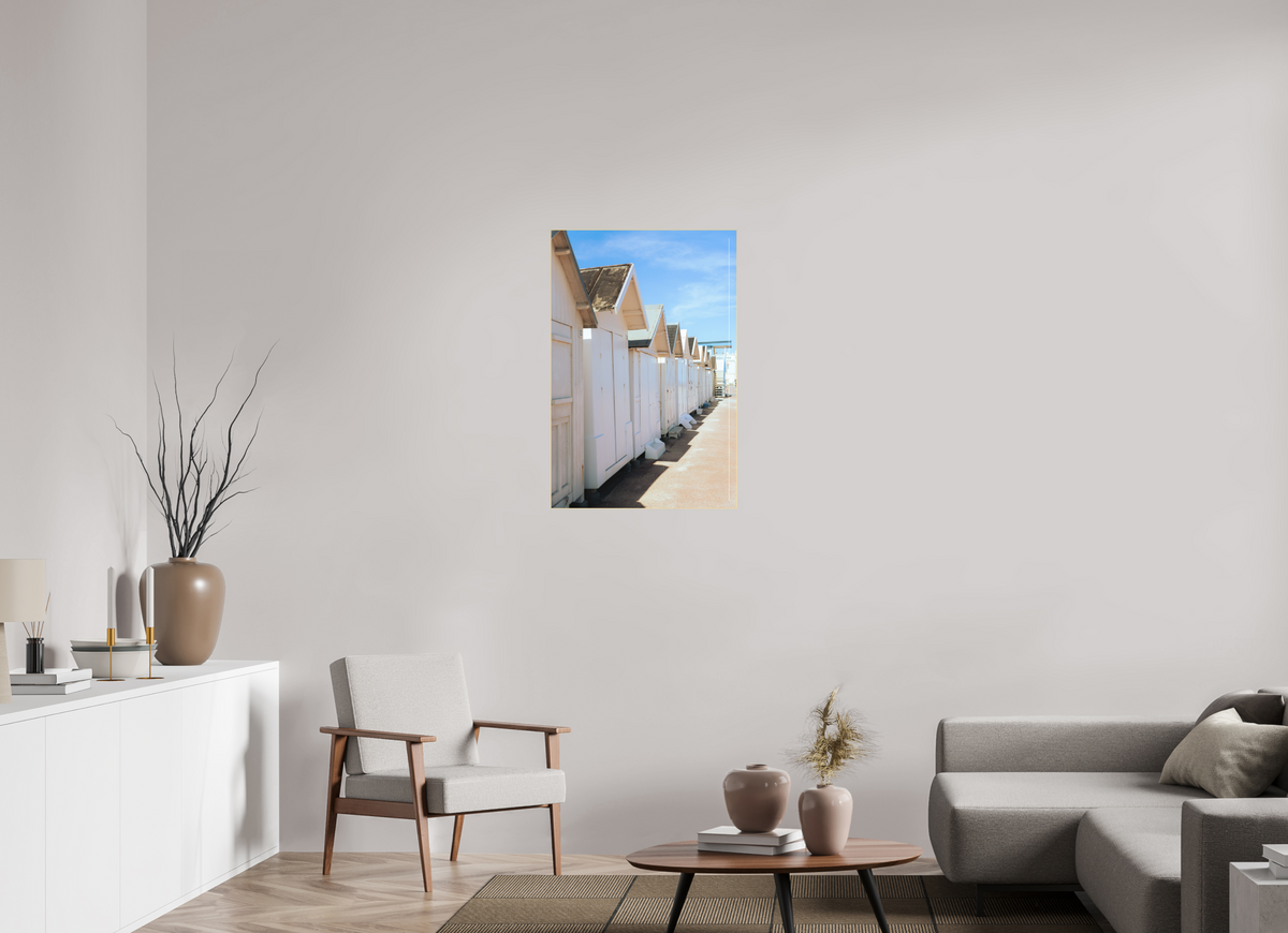 60 x 90 cm, Plexi Fine Art OR Cabines de plage