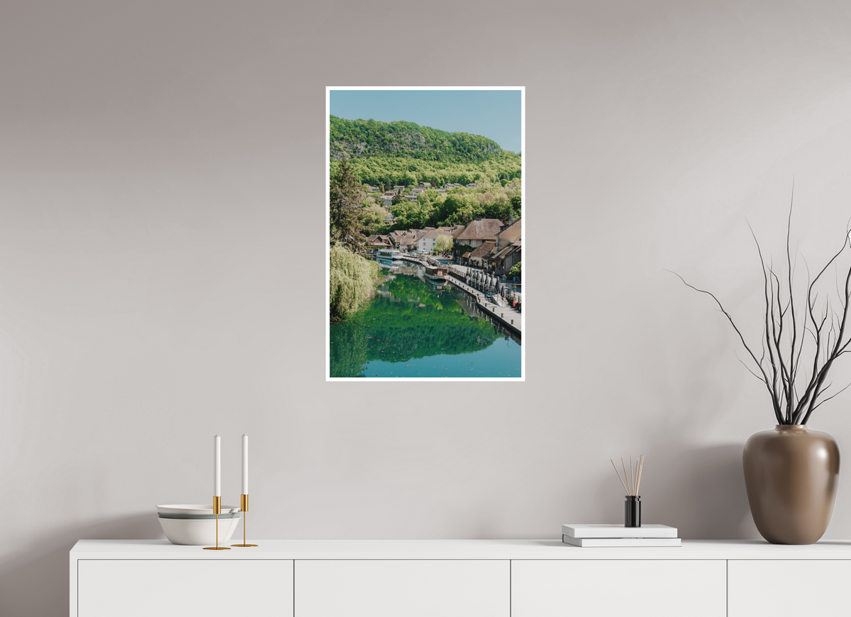 50 x 75 cm, Fine Art RAG 1 cm La petite Venise savoyarde