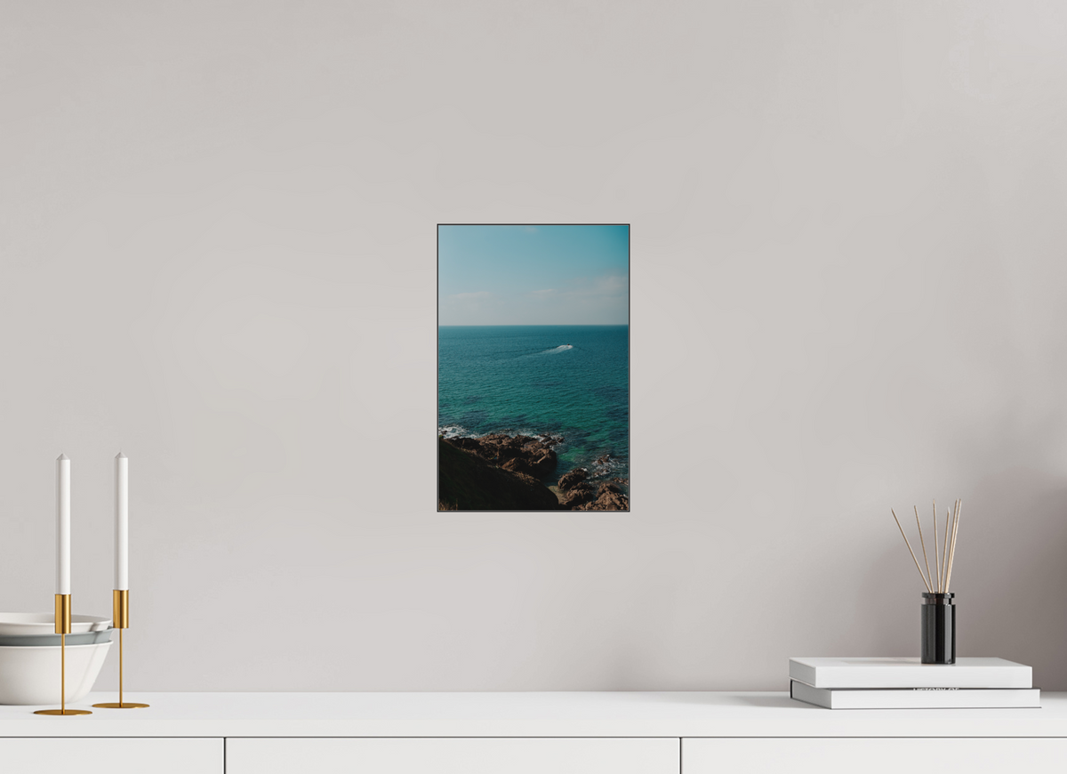 20 x 30 cm, Plexi Fine Art NOIR Adieu petit Bateau