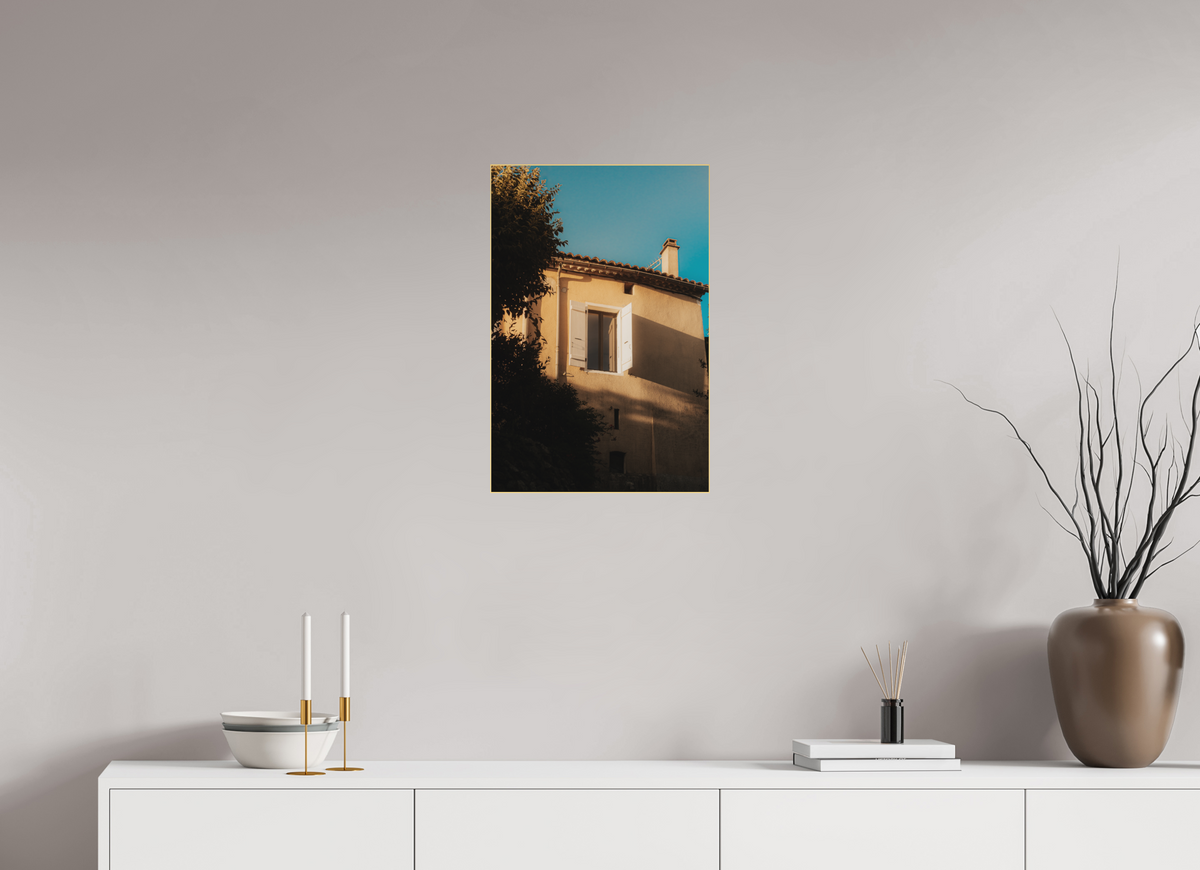 40 x 60 cm, Plexi Fine Art OR Lumière dorée & Fenêtre