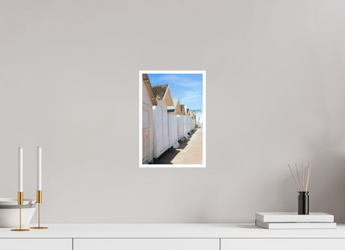 20 x 30 cm, Fine Art RAG 1 cm Cabines de plage