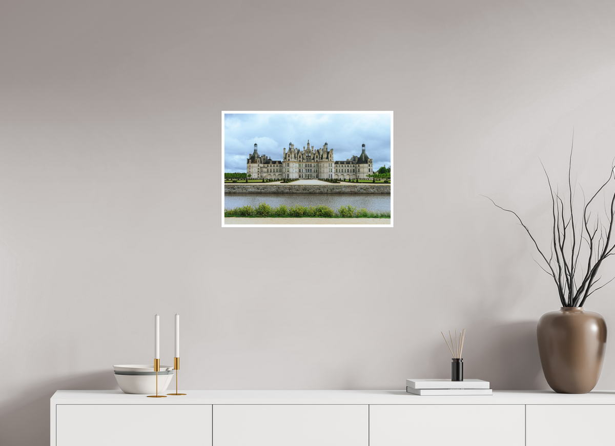 60 x 40 cm, Fine Art RAG 1 cm Le Château de Chambord
