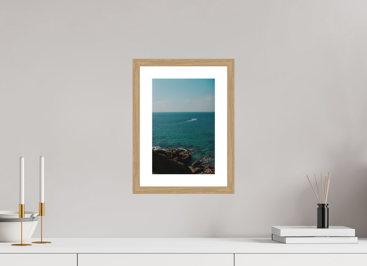 20 x 30 cm, Cadre 4 Naturel Adieu petit Bateau