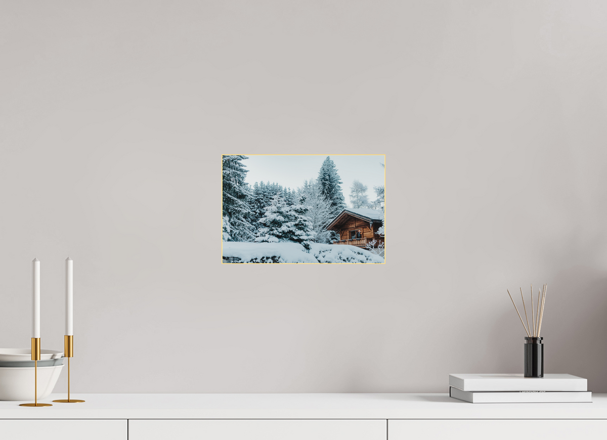 30 x 20 cm, Plexi Fine Art OR Chalet des Alpes