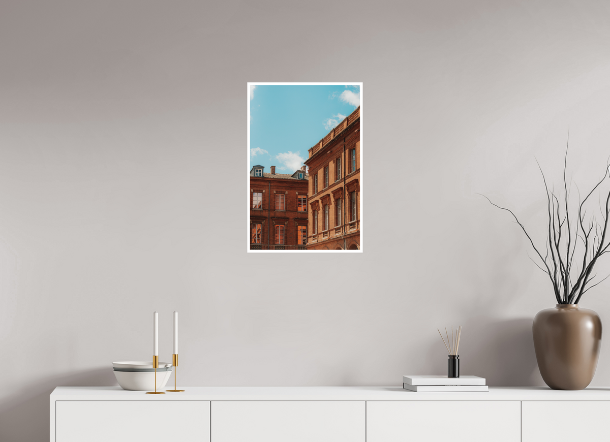 40 x 60 cm, Fine Art RAG 1 cm Architecture toulousaine
