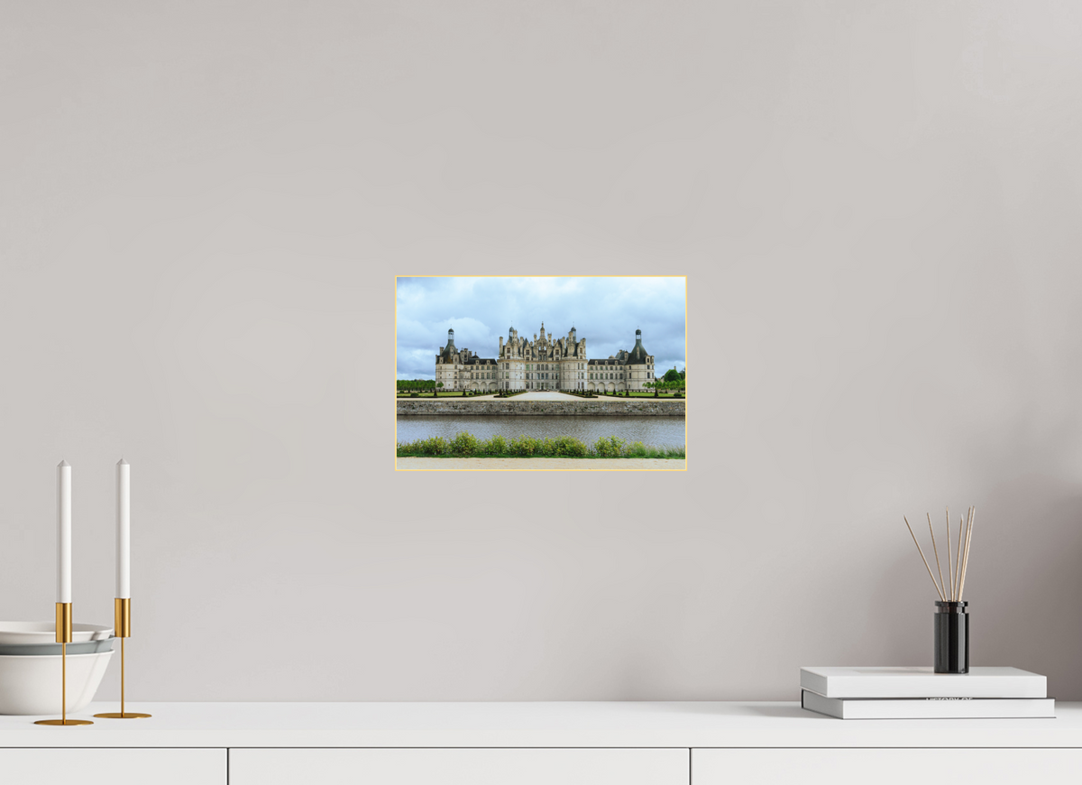 30 x 20 cm, Plexi Fine Art OR Le Château de Chambord