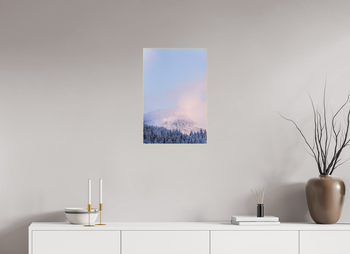 40 x 60 cm, Plexi Fine Art OR Forêt blanche
