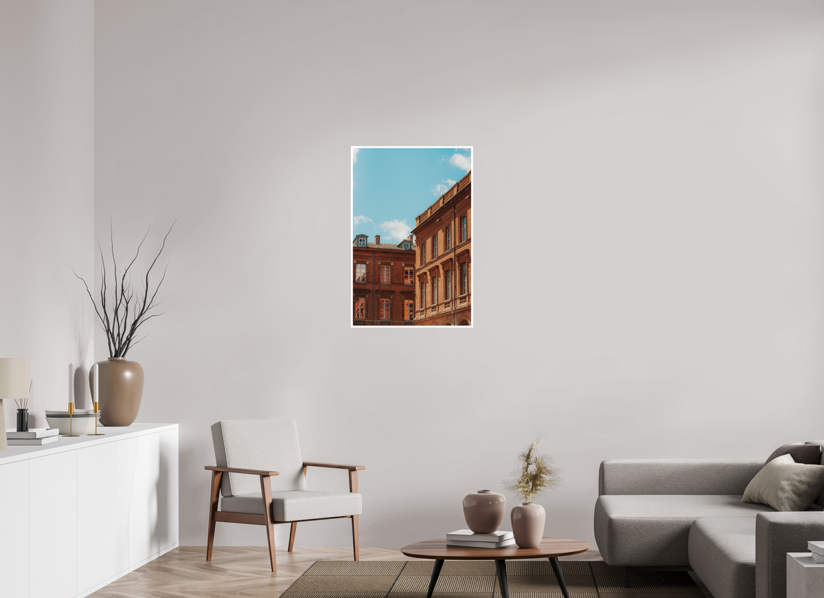 60 x 90 cm, Fine Art RAG 1 cm Architecture toulousaine