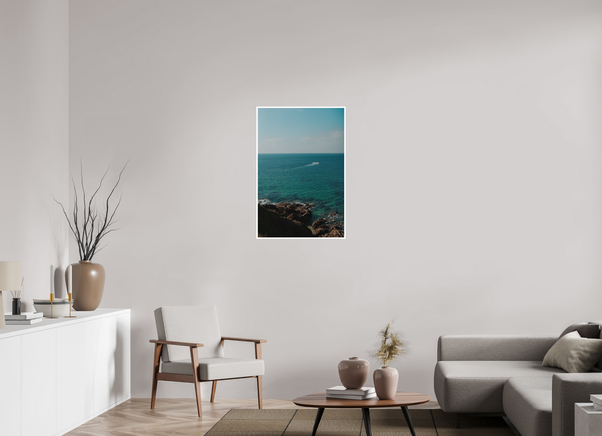 60 x 90 cm, Fine Art RAG 1 cm Adieu petit Bateau