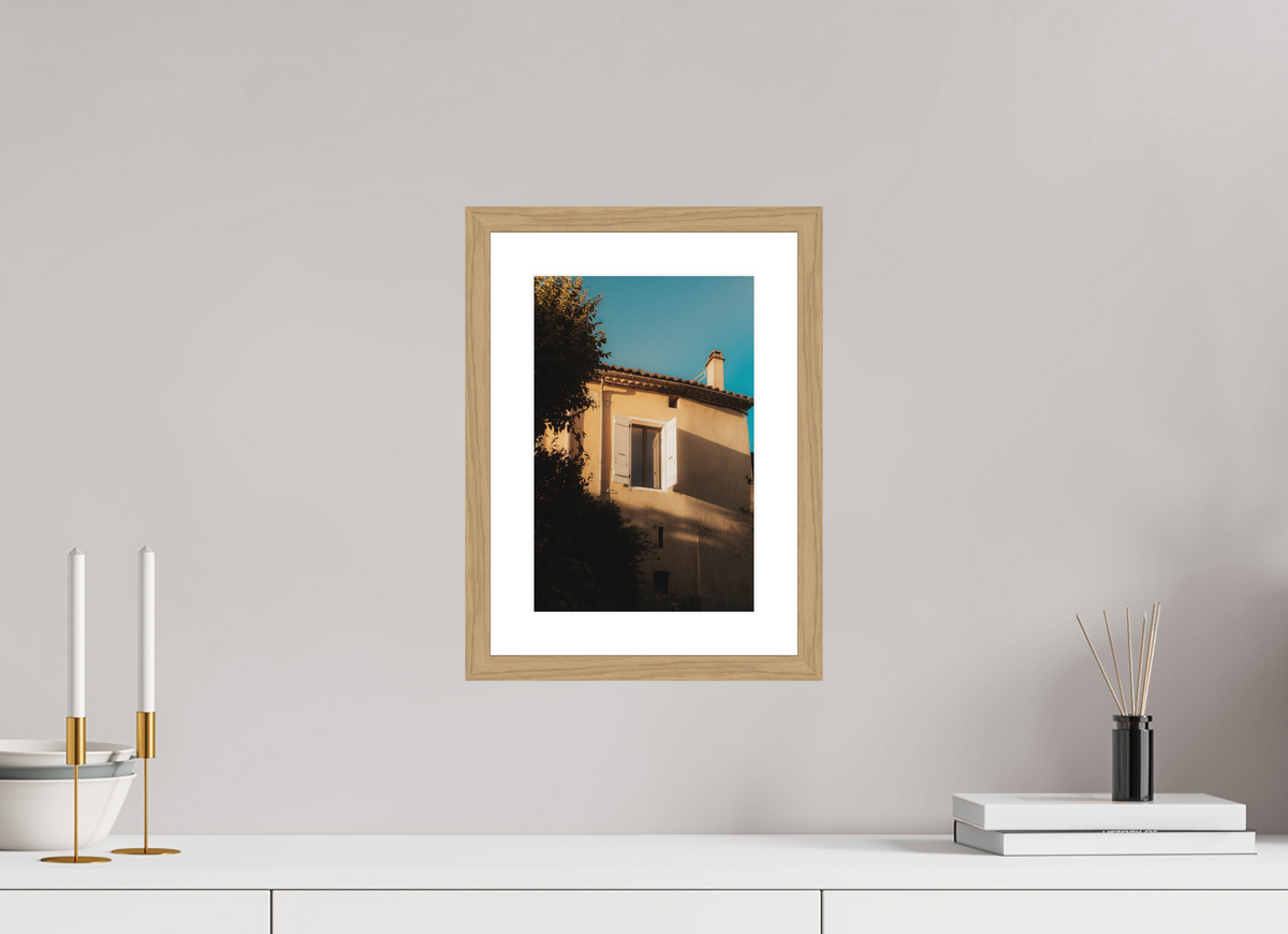 20 x 30 cm, Cadre 4 Naturel Lumière dorée & Fenêtre